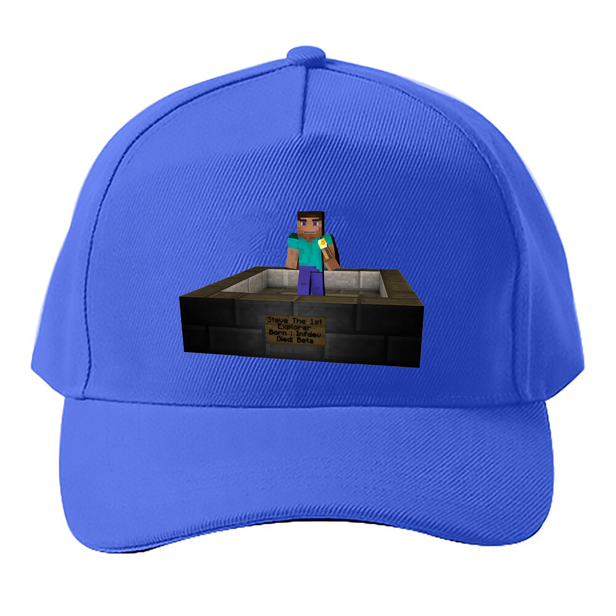 （画像用） マインクラフト ブロックの世界 Minecraft MC Block world ベースボールキャップ 綿100％ 男女兼用 帽子 スポーツ